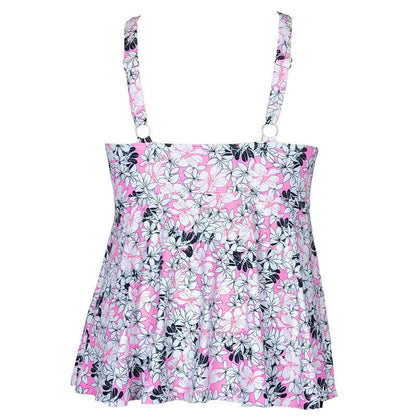 Floral Skirted Swim Dress - image 30