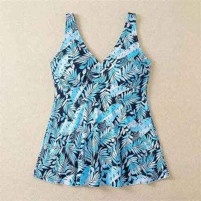 Floral Skirted Swim Dress - image 34