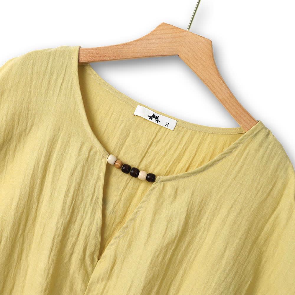 Yellow Loose Top Floral Skirt Matching Two Piece Set - image 2