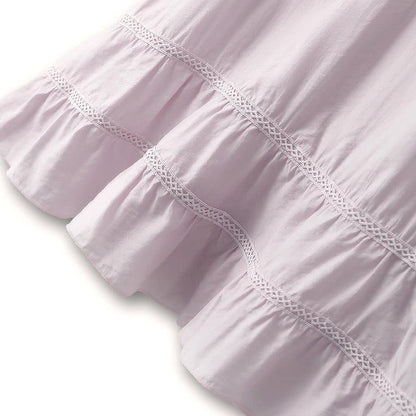 Plus Size Lavender Tassel Tie Boho Blouse - image 4