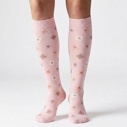 Flower Leaves Compression Socks(6 Pairs) - image 2