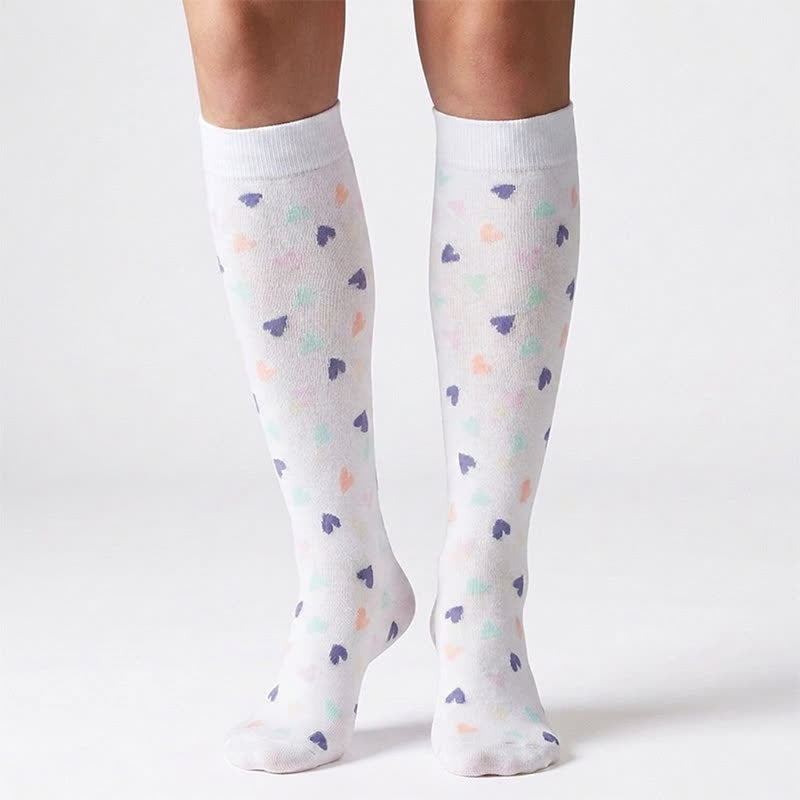 Cute Star Pattern Compression Socks(6 Pairs) - image 5