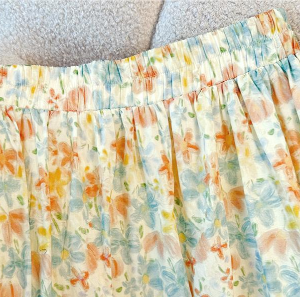 Plus Size Peter Pan Collar Floral Skirt Set - image 8