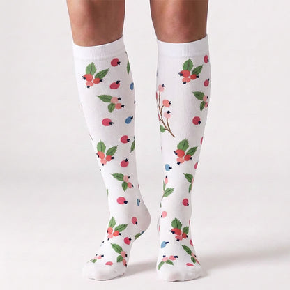 Blooming Flowers Series Compression Socks(6 Pairs) - image 5