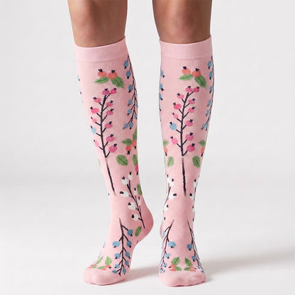 Blooming Flowers Series Compression Socks(6 Pairs) - image 3