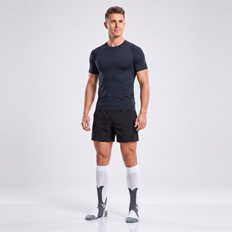 Colorful Stripe Compression Socks(3 Pairs) - image 3