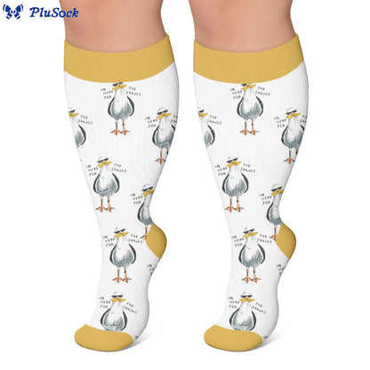 Plus Size Penguin Compression Socks - image 4