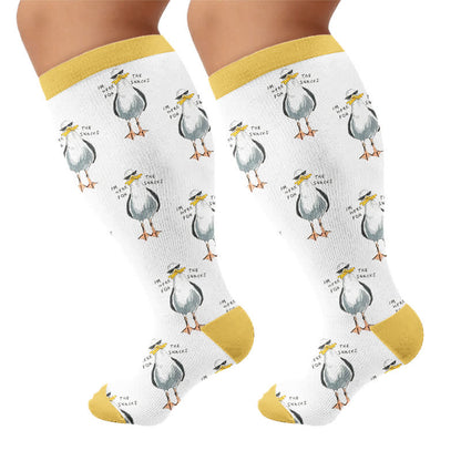 Plus Size Penguin Compression Socks - image 8