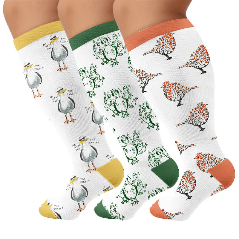 Plus Size Penguin Compression Socks - image 7