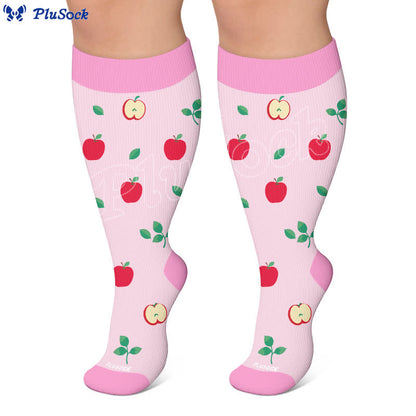 Plus Size Fruit Print Compression Socks - image 6