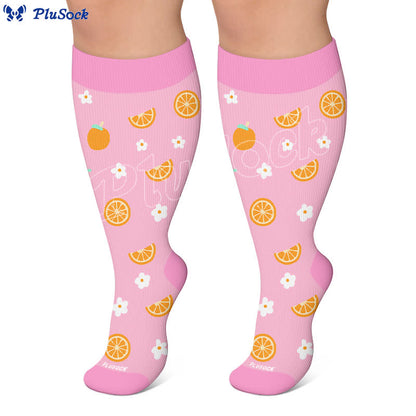 Plus Size Fruit Print Compression Socks - image 7
