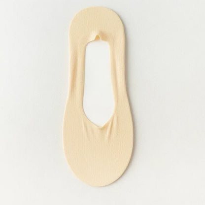 Ice Silk Cooling Soft No Show Socks (6 Pairs) - Nude - EU39-45(US6-11) - image 10