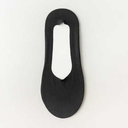 Ice Silk Cooling Soft No Show Socks (6 Pairs) - Black - EU39-45(US6-11) - image 11