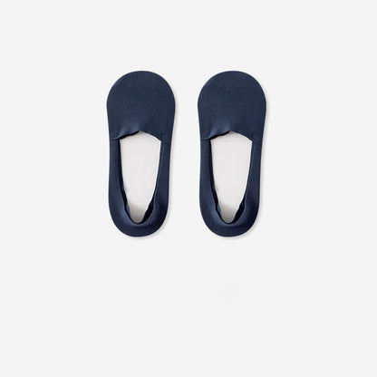 Breathable Cotton Invisible No Show Socks (3 Pairs) - Navy Blue - RU39-44(US6-10) - image 7
