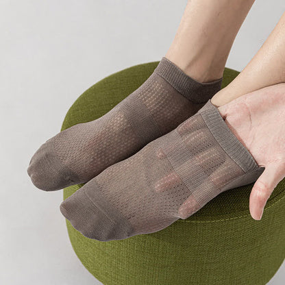 Breathable Silk Ankle Socks (8 Pairs) - image 2