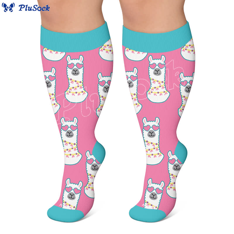 Plus Size Camel Palm Compression Socks - image 5