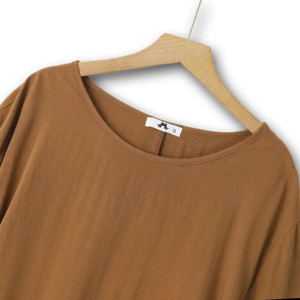 Relaxed Belted Top and Wide Leg Pants Set - image 2
