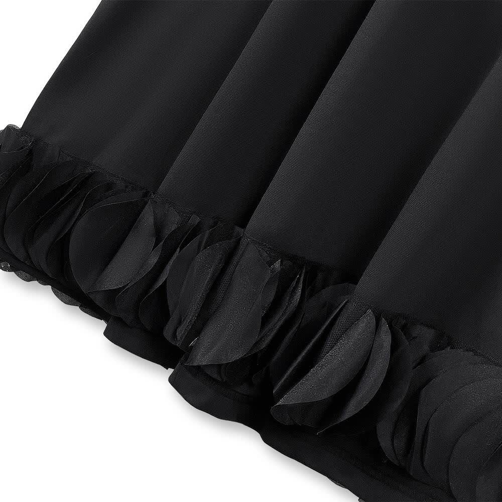 Plus Size Round Neck Short Sleeve Shift Modest Midi Dress - image 3