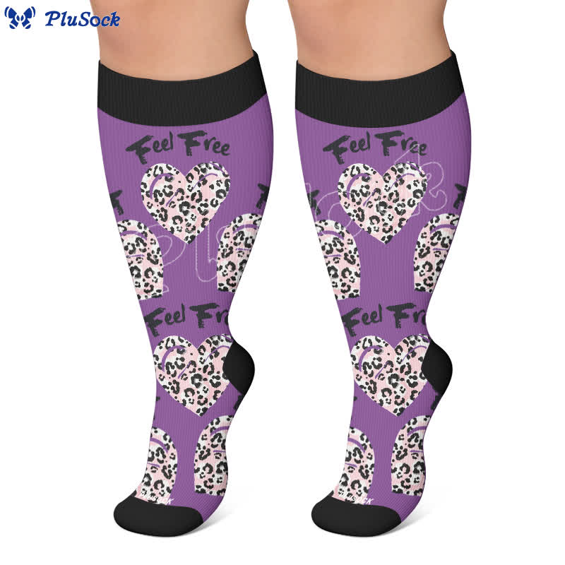 Plus Size Crown Dino Butterfly Compression Socks - image 6
