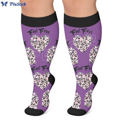 Plus Size Crown Dino Butterfly Compression Socks - image 6