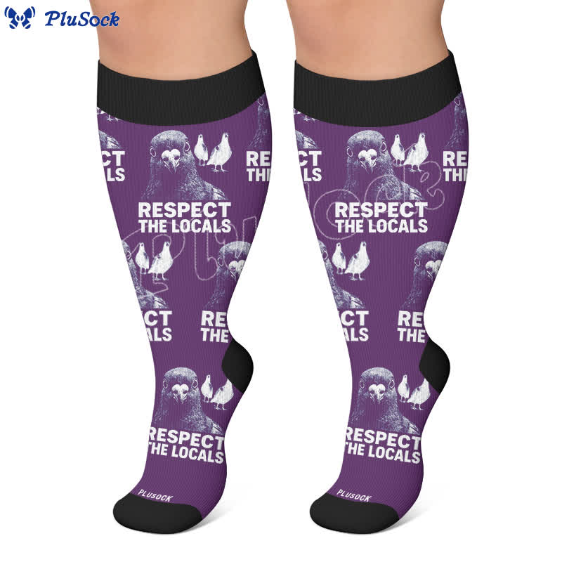 Plus Size Pigeon Compression Socks - image 6