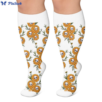 Plus Size Spooky Balloon Compression Socks - image 5