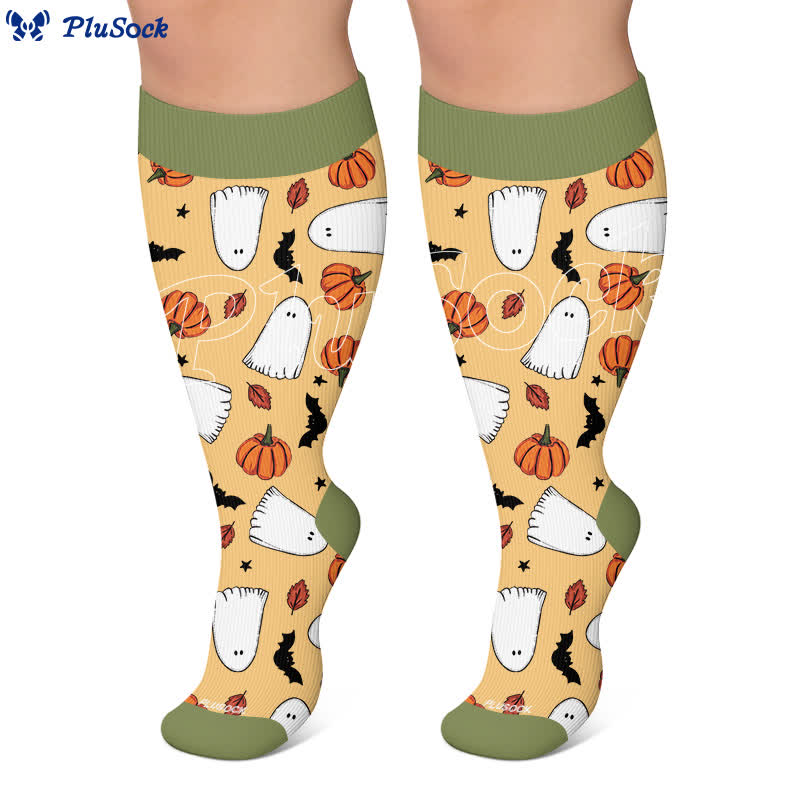 Plus Size Skull Star Compression Socks - image 4