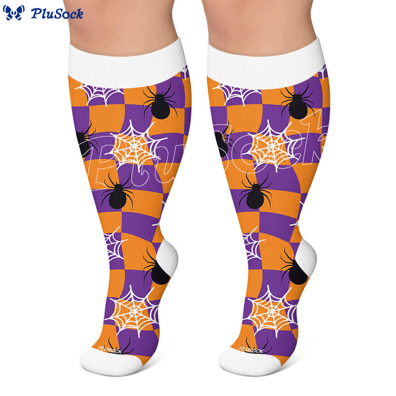 Plus Size Webs Bone Parade Compression Socks - image 6