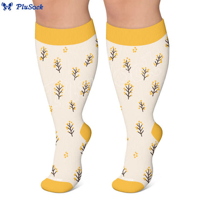 Plus Size Cherry Bow Compression Socks - image 6