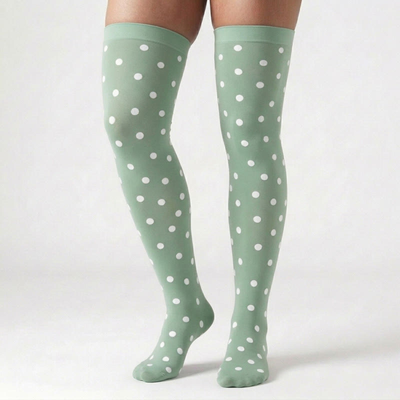 Green Series Thigh High Compression Socks(3 Pairs) - image 1