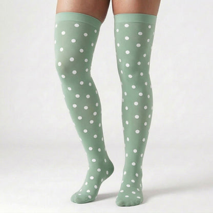 Green Series Thigh High Compression Socks(3 Pairs) - image 1