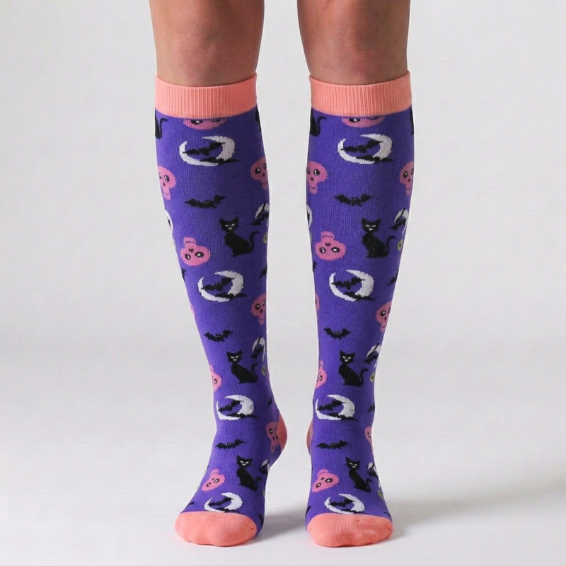 Halloween Funny Compression Socks(4 Pairs) - image 4