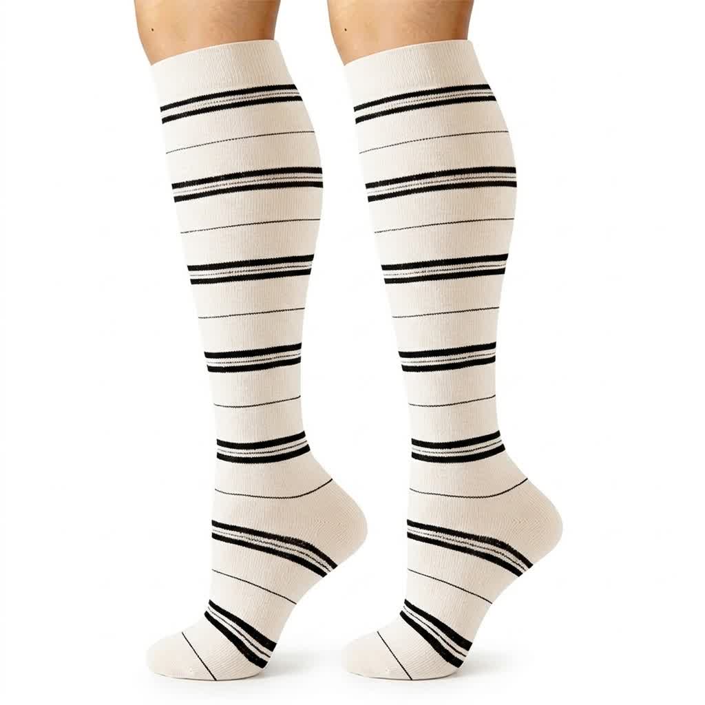 Cocoa Hearts Compression Socks(6 Pairs) - image 3