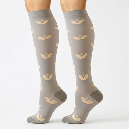 Cocoa Hearts Compression Socks(6 Pairs) - image 7
