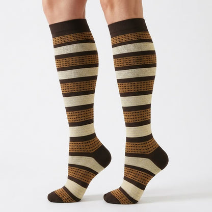 Cocoa Hearts Compression Socks(6 Pairs) - image 6