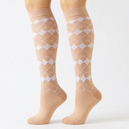 Cocoa Hearts Compression Socks(6 Pairs) - image 4