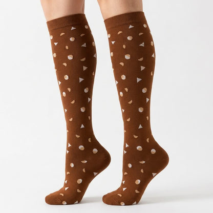 Cocoa Hearts Compression Socks(6 Pairs) - image 5