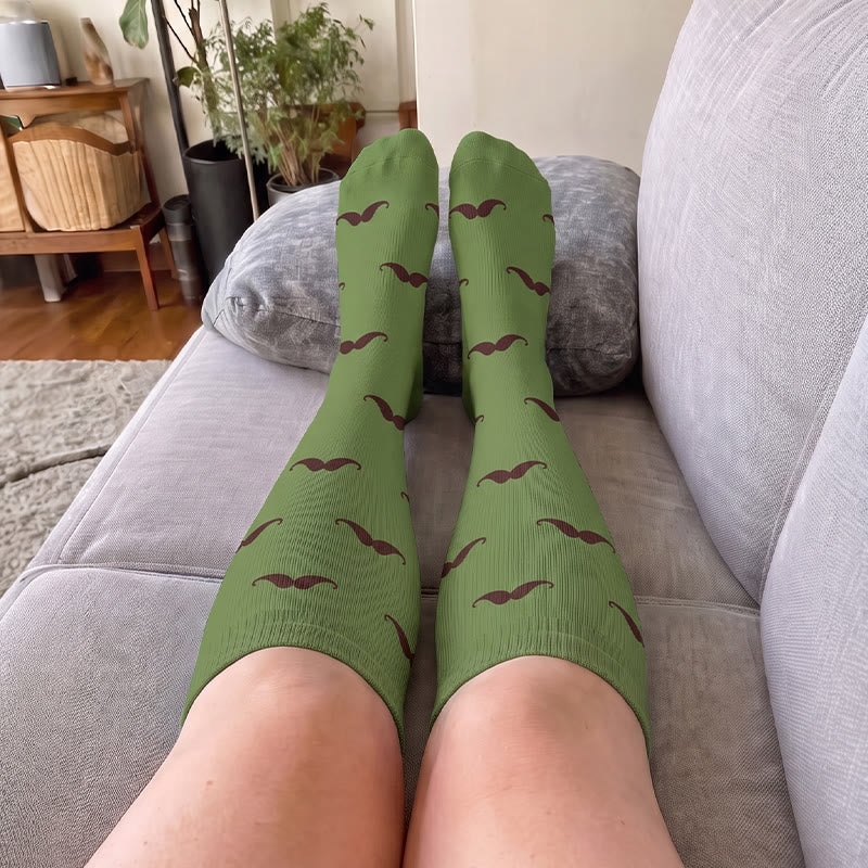 Plus Size Paw Print Compression Socks - image 2