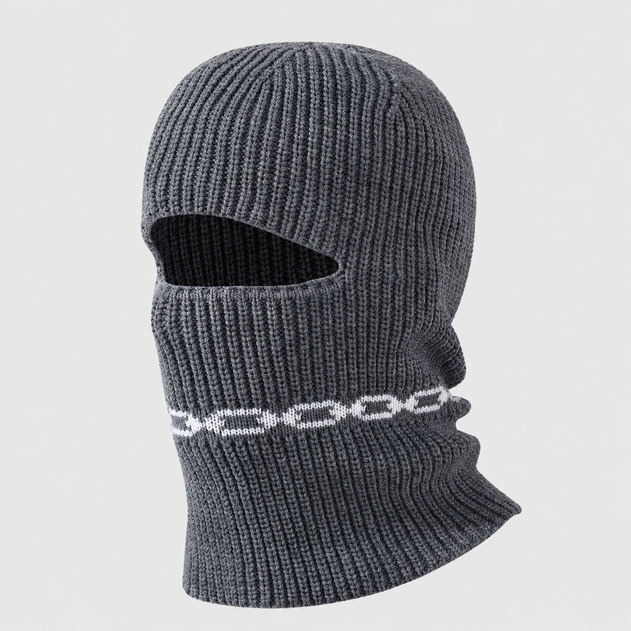Convertible Ribbed Knit Cold Weather Balaclava Beanie - image 7