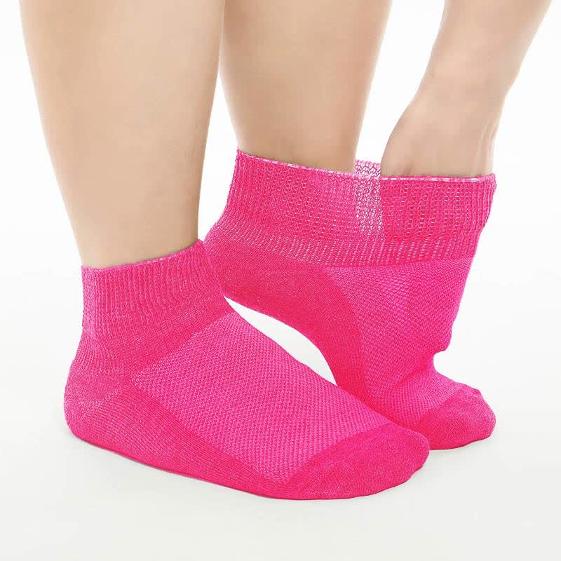 Breathable Cushioned Ankle Socks(5 Pairs) - Rose - EU40-44(7-10) - image 6