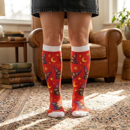 Plus Size Witchy Frog Compression Socks - image 2