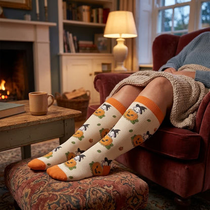 Plus Size Witch Cat Rabbit Compression Socks - image 2