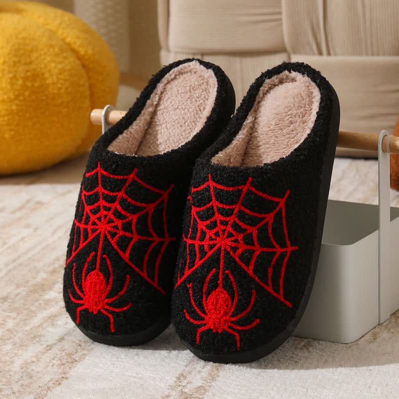 Halloween Witch Ghost Lantern Plush House Slippers - D - EU44-45(US10-11) - image 4