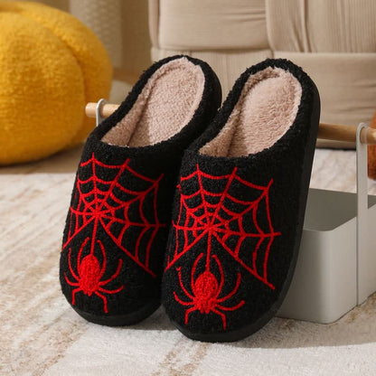 Halloween Witch Ghost Lantern Plush House Slippers - D - EU44-45(US9-10) - image 4