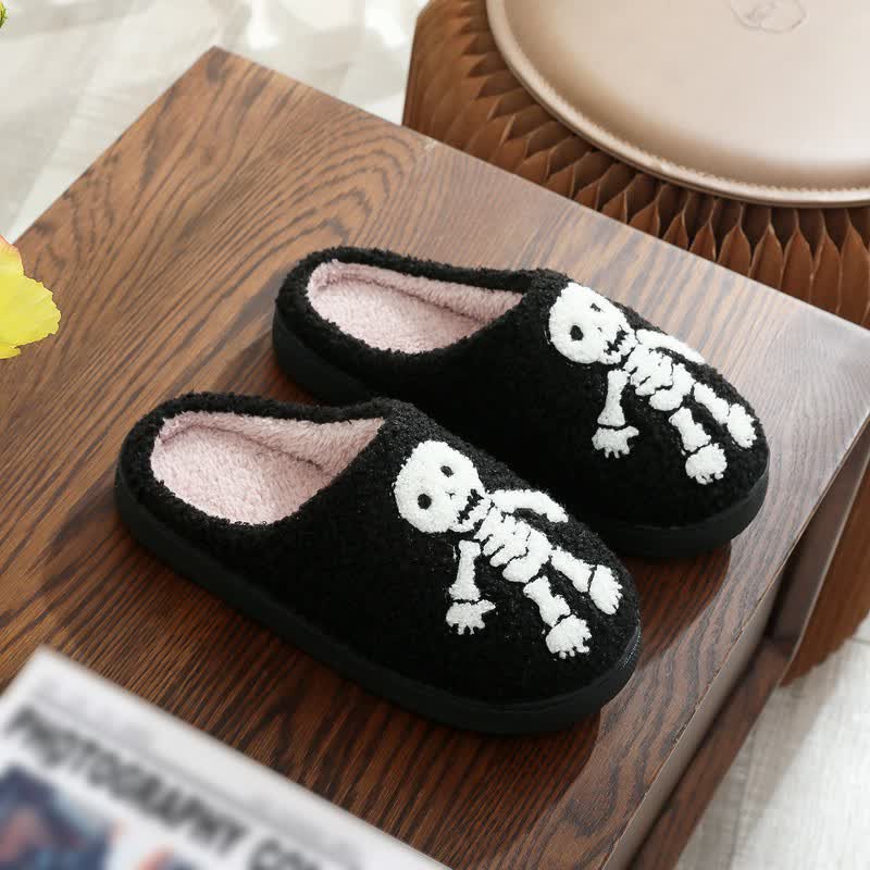 Halloween Ghost Plush House Slippers - A - EU44-45(US10-11) - image 0