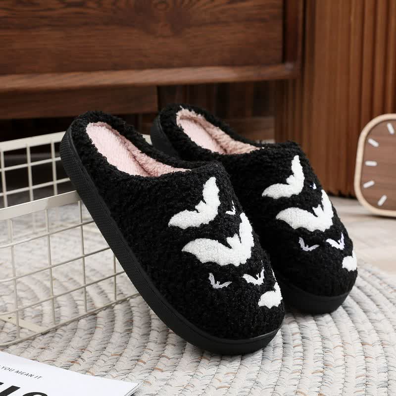 Halloween Spooky Vibe Plush House Slippers - E - EU44-45(US10-11) - image 4