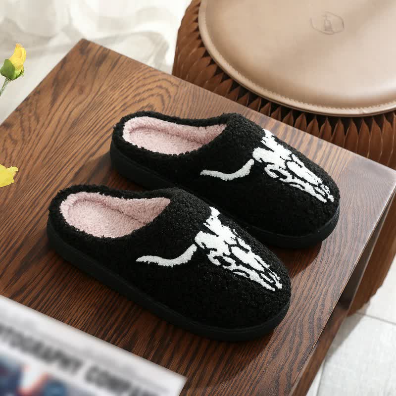 Halloween Spooky Vibe Plush House Slippers - F - EU44-45(US10-11) - image 5