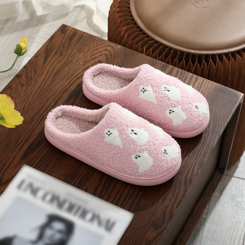 Halloween Minimalist Festive Fuzzy Slippers - C - EU44-45(US10-11) - image 2