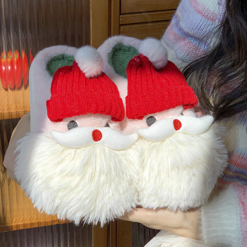 Halloween Fun Cute Monster Plush House Slippers - image 1