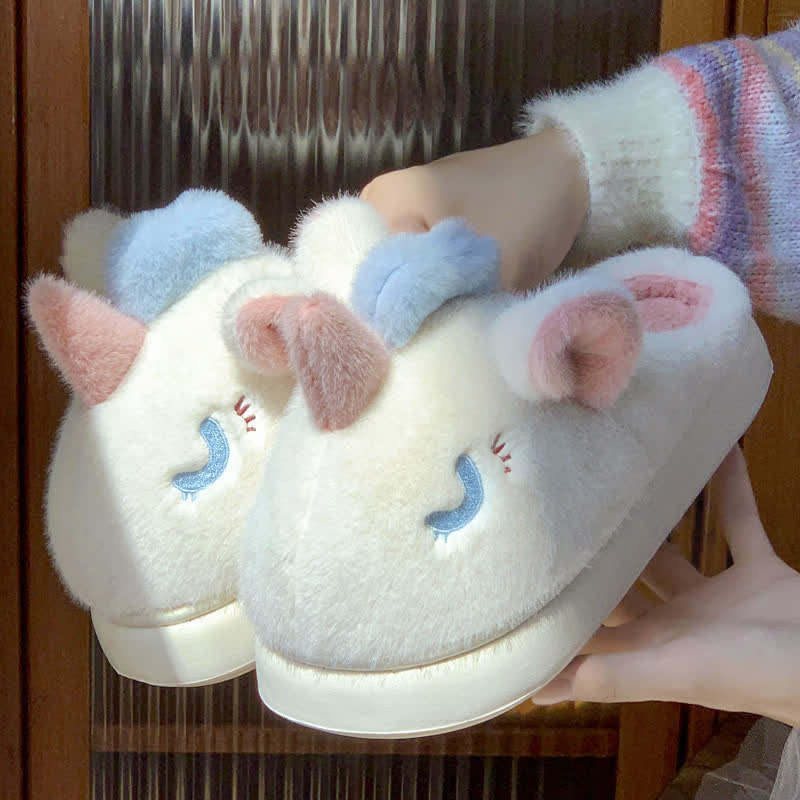 Halloween Fun Cute Monster Plush House Slippers - B - EU40-41(US7-7.5) - image 2